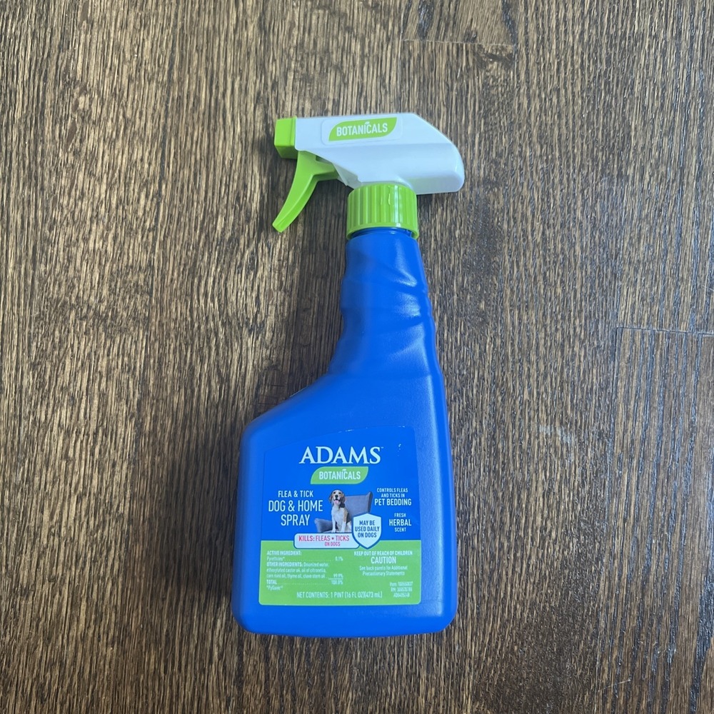 ADAMS Botanicals Flea and Tick Cat and Home Spray, Plant-based Formula, 16 oz